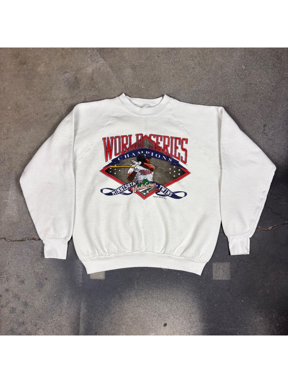 Vintage 1991 Minnesota Twins World Series Champions Crewneck